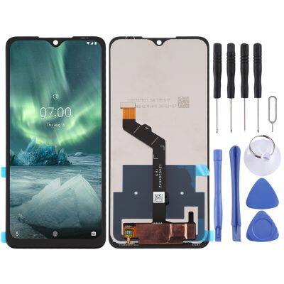 (ความงามของ Iverson) หน้าจอ LCD TFT สำหรับ Nokia 7.2 / 6.2 / TA-1193 / TA-1178 / TA-1196/TA-1181พร้อม Digitizer ประกอบเต็มตัวเครื่อง