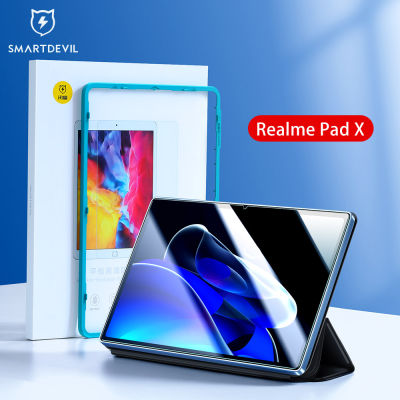 SmartDevil แผ่น Realme ปกป้องหน้าจอสำหรับ2แผ่น X แผ่น OPPO แท็บเล็ตแอร์ฟิล์มกระจกเทมเปอร์ปกป้องหน้าจอแบบใส