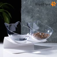 Non-Slip Double Cat Bowl Dog Bowl With Stand Pet Feeding Cat Water Bowl For Cats Food Pet Bowls For Dogs Feeder Product Supplies