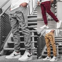 CODkuo0186 Mens Trousers Jogging Military Cargo Pants Casual Outdoor Work Tactical Tracksuit Pants