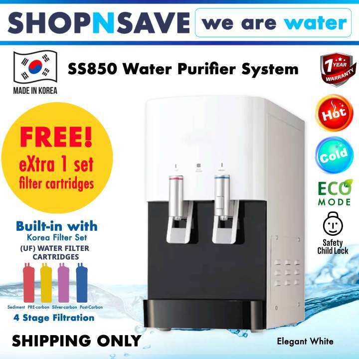 SHOPNSAVE KOREA SS850 HOT COLD WATER DISPENSER, WATER PURIFIER, OEM by