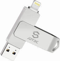 JSL JDTDC MFi Certified 256GB Photo-Stick-for-iPhone-Storage iPhone-Memory iPhone USB for Photos iPhone USB Flash Drive Memory for iPad External iPhone Storage iPhone Thumb Drive for iPad Photo Stick