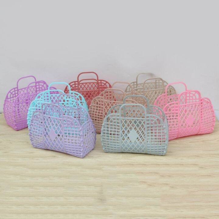 yf-1pcs-the-wash-storage-basket-bathroom-laundry-foldable-mesh-portable-plastic-sundries-assemble