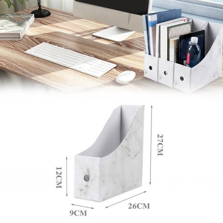 sturdy-cardboard-magazine-holder-waterproof-magazine-storage-box-book-bins-desk-file-holder-organizer