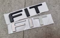 โลโก้ตัวอักษร ฮอนด้า ฟิท = แจ็ส ปีใหม่ 2022 + ขนาด 11.8 * 3 cm FIT / JAZZ HONDA logo letter for rear trunk