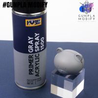 ถูก !!! HOBBYBRO Primer Gray Acrylic Spray 1500 สเปรย์รองพื้นสีเทา ความละเอียด 1500 ขนาด 180 ml