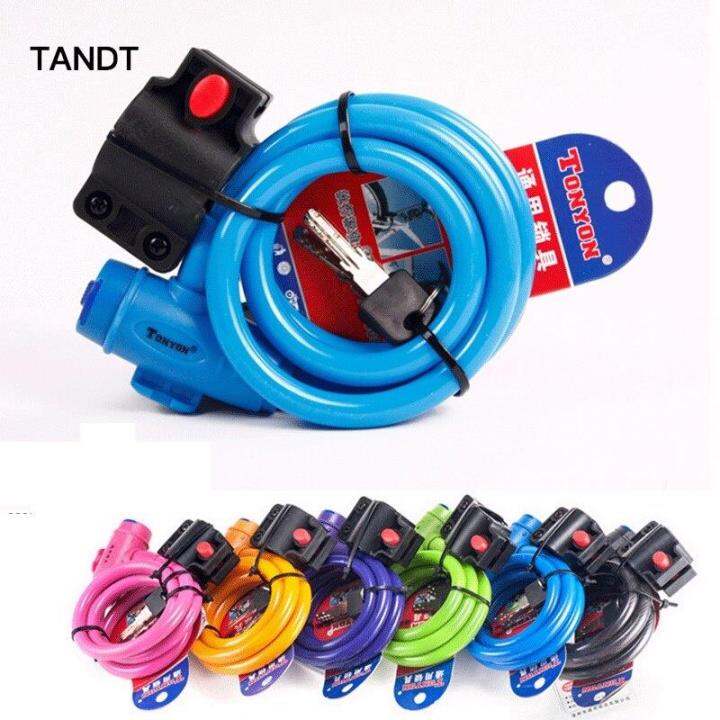 TONYON Bicycle Lock(Accessories) Bikes Code Lock Bikes Password Lock MTB and RD Cable Lock