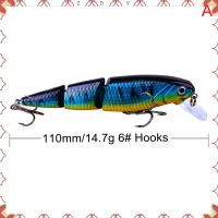 ZDV-S✅ 110mm14.7g Fishing lures minnow คุณภาพจิตรกรรม Professional Action baits Hook