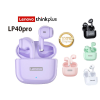 Lenovo LP40pro หูฟังบลูทูธไร้สาย TWS ไร้สายบลูทูธ 5.1 เวอร์ชันใหม่ กันเหงื่อ lp40pro หูฟังไร้สาย