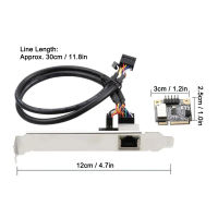 RJ45 LAN NIC การ์ด PCB วัสดุ Mini PCI E Gigabit Ethernet การ์ดสำหรับคอมพิวเตอร์เดสก์ท็อป