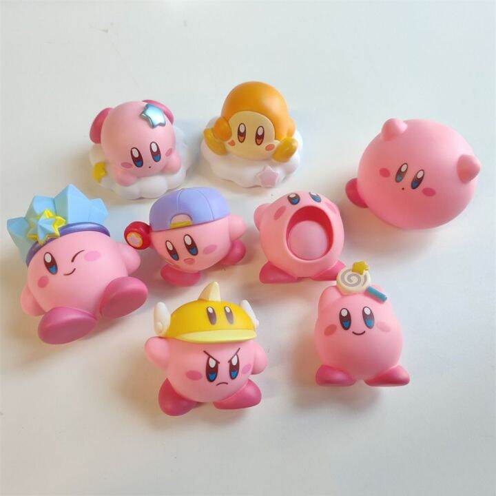 anime-fan-โมเดลแบบกลวง-ของเล่นฟิกเกอร์-kirby-star-ฟิกเกอร์อนิเมะ-ดาวสีชมพูของเคอร์บี้-ตุ๊กตา-kirby-pvc-รูปแบบที่สวยงาม-น่ารักน่ารักๆ-เครื่องประดับรถยนต์ตกแต่ง-แฟนอนิเมะ