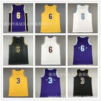 ✠ Spot wholesale jersey Lakers 6 James JAMES jersey Davis basketball uniform