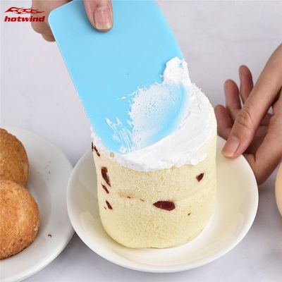 HW 3PcsSet Baking Cake Cream Scrapers Pastery Doughnut Dough Cutter Kitchen DIY Tools