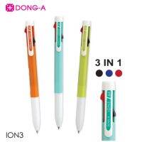 ปากกาไฮบริด 3 สี DONG-A ION3 ขนาด 0.5มม สะดวก ครบ จบในด้ามเดียว ( 1 ด้าม )