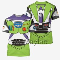 2023 Customized Fashion Cosplay 3D BUZZ LIGHTYEAR T shirt Men/women  Mens T-shirt Casual Boy Tee shirt/Streetwear Me，Contact the seller for personalized customization