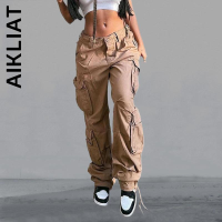 Aikliat Pants Women New Trousers Baggy Y2k Cargo Pants Hot Sale Harajuku Oversize Pants Quality Hip Bottoms Female Pants