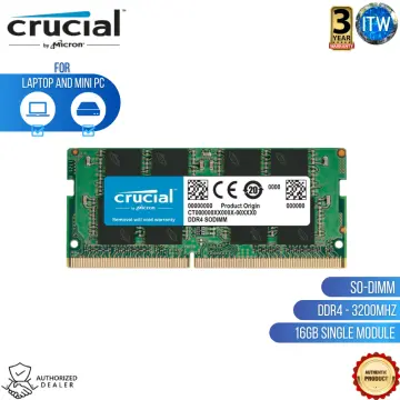 Shop Crucial 16gb Ddr4 3200 Sodimm with great discounts and