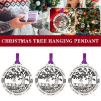 Tribute Christmas Tree Pendants Personalized Memorial Tree Decorations Remembrance Christmas Decorations Memory Pendants For Christmas Tree Christmas Tree Hanging Pendants