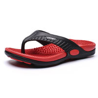 Hot Beach Flip-Flops ฤดูร้อนผู้ชายรองเท้าแตะรองเท้าแตะนวดผู้ชายสบายๆรองเท้าผู้ชาย Flip Flops รองเท้า Slides