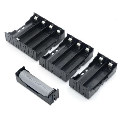 Battery Storage Box Case Holder Leads DIY 18650 Battery Clip Holder with 1 2 3 4 Slot Multi Way Container With Hard Pins
