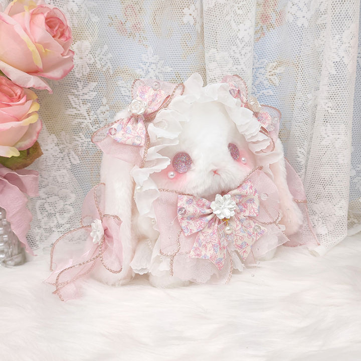 sweet-lolita-lop-eared-rabbit-doll-bag-original-bow-cute-plush-bag-pearl-handmade-japanese-kawaii-cartoon-bunny-lace-bow-bags