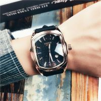 2023 Barrel watch mens personality trend waterproof quartz watch male student Korean version simple fashion large dial