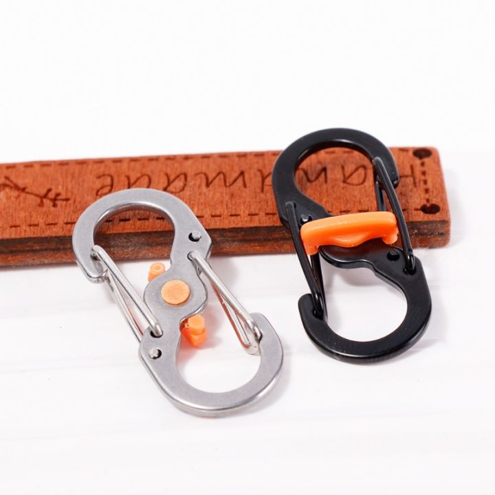 10pcs-outdoor-camping-s-type-with-lock-keychain-anti-theft-buckle-key-lock