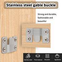 Stainless Steel Interlock Hanging Buckle Flush Mount Bracket Furniture Connector Wall Picture Frame Hanger Display Hooks