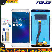 Beyondwolf หน้าจอจอ LCD แบบดั้งเดิมสำหรับ Asus Zenfone 3 Laser ZC551KL จอแสดงผลหน้าจอสัมผัส Digitizer แทนการประกอบสำหรับ Asus Zenfone 3 Laser ZC551KL จอแสดงผล ZC551KL