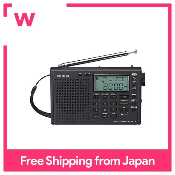 Aiwa World Band Radio Pearl Black | Lazada Singapore