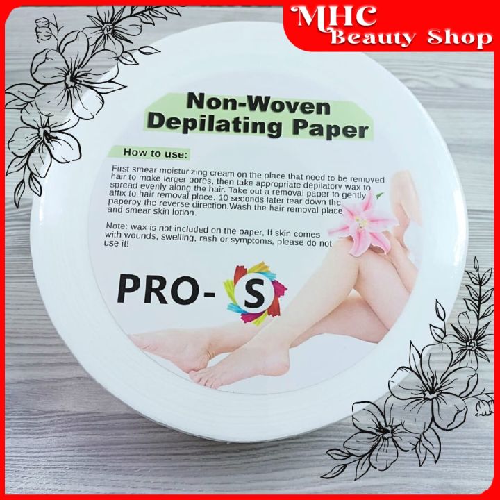 Wax Strips - Roll or Pre-Cut Non Woven Disposable Hair Removal Waxing  Papers