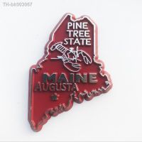 ♛ Pine State Maine creative map travel Memorial Home decoration magnet refrigerator sticker