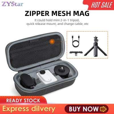 ZYStar อุปกรณ์เคสพกพาแบบพกพาสีเทากระเป๋าเก็บของสำหรับ Go 3กล้องแอคชั่นแคมเมรา