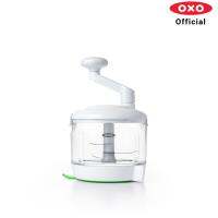 OXO ที่บดอาหาร l OXO GG One Stop Chop Manual Food Processor ใบมีดสเตนเลสสตีล 3 ใบ สามารถสับผัก ผลไม้ และเนื้อสัตว์