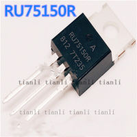 10Pcs RU75150R TO-220 RU75150 TO220 N-Channel 148A/75V ทรานซิสเตอร์ MOSFET