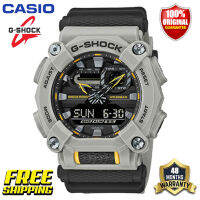 นาฬิกากีฬาผู้ชาย G-Shock GA900 ต้นฉบับ แสดงเวลาคู่ กันน้ำได้ถึง 200 เมตร กันกระแทกได้ โลกเวลา แสง LED อัตโนมัติ รับประกัน 4 ป GA-900HC-5A (ใหม่แท้)