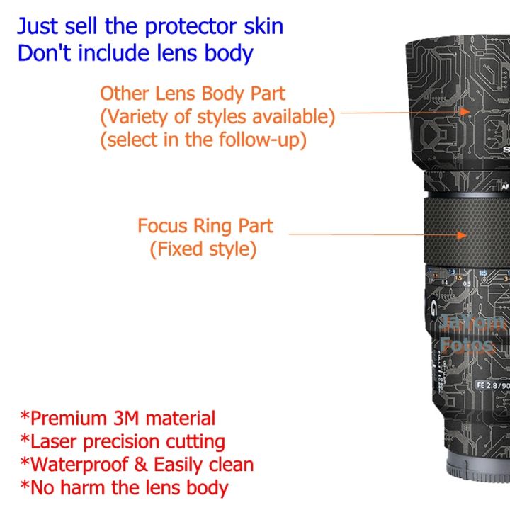 sel90m28g-camera-lens-sticker-coat-wrap-protective-film-body-decal-skin-for-sony-fe-90-f2-8-90mm-2-8-macro-g-oss-fe90mm-f-2-8