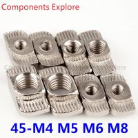 T-nut 45 Series T Hammer Nuts  M4 M5 M6 M8 Fasten Connector For 45S Aluminum Extrusion Profiles Hand Tool Parts Accessories