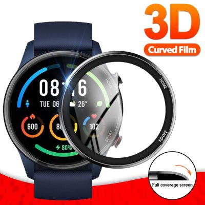 3D Protection Film for XiaoMi Watch Color Sports Full Coverage Soft Screen Protector Film for Mi Watch Global Version Not Glass Wall Stickers Decals