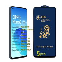 For Oppo Reno 4 5 6 7 8 Pro 7T 8T ACE 6Z 7Z Lite Tempered Glass Screen Protector Premium No Fingerprint Anti-Dust ESD Glass Film