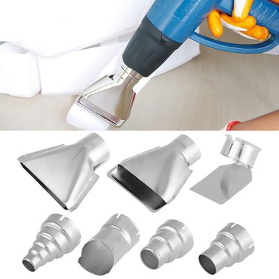 7pcs 35mm Stainless Steel Heat Gun Nozzles Kits For Hot Air Gun Soldering Station Nozzle Tool