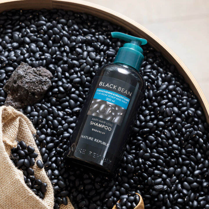 NATURE REPUBLIC Black Bean Invigorating Hair Shampoo (300ml) Lazada