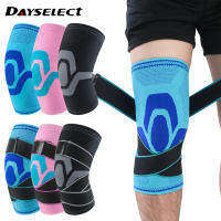 1PCS Sports Knee Pad Men Pressurized Elastic Knee Pads Support Fitness Gear Basketball Volleyball ce Protector Crossfit