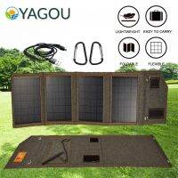 YAGOU 2.5A ชาร์จเร็วที่ชาร์จพลังงานอาทิตย์แบบพับเก็บได้5V USB 15/10/8W โทรศัพท์มือถือแผงแสงอาทิตย์สำหรับแบตสำรองแคมป์สำหรับเดินทางกลางแจ้งใหม่