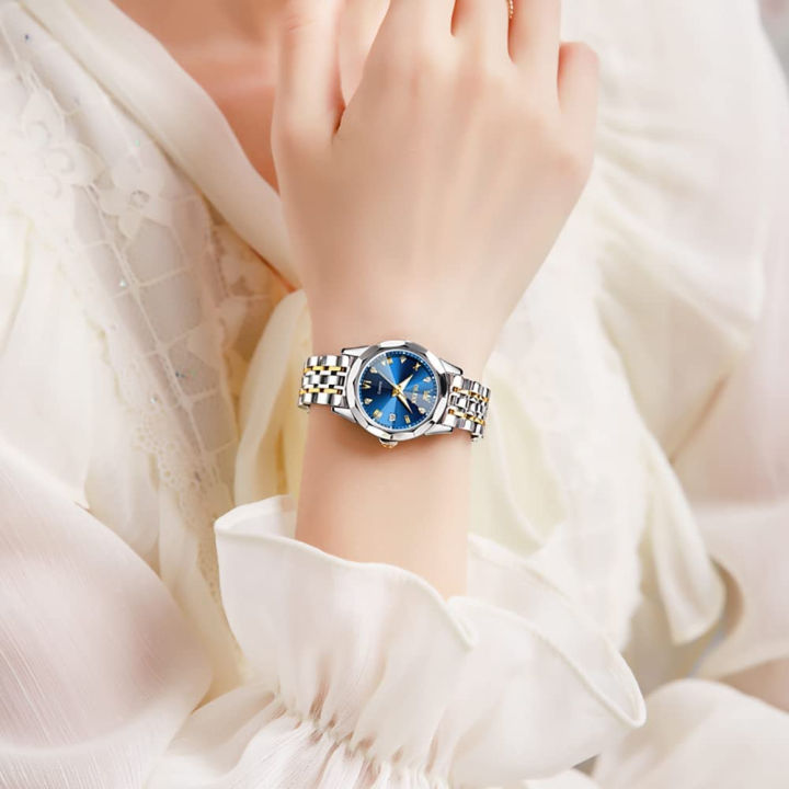 olevs-womens-watch-fashion-dress-diamond-female-watches-for-ladies-analog-quartz-stainless-steel-waterproof-luminous-day-date-two-tone-wristwatch-blue-watch-for-women