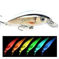 Luya Electric Vibration Auto Wobbler USB Rechargeable Floating Fishing Lure Artificial Tackle Bait luminous 3D Fish CrankbaitLures Baits