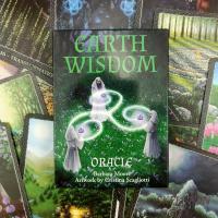 Earth Wisdom Oracle Cards ภาษาอังกฤษเต็มรูปแบบ 32 ใบสำรับไพ่ทาโรต์การทำนายลึกลับเกมกระดานปาร์ตี้ครอบครัว