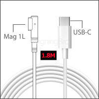 [COD] สาย USB Type C C T Type L สำหรับ magsaf * 1 2สายอะแดปเตอร์สำหรับ A1278 A1502 A1398 A1466 45W 60W 85W สายชาร์จ