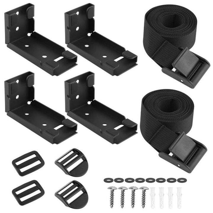 CPU Mounting Bracket Computer Tower Stand Under Desk Adjustable Shelf