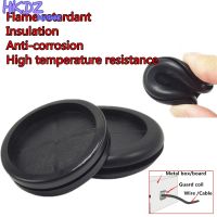 Black Double sided Protect Wire Tool Sealing Rubber Cables Grommet Kit Electrical Plugs Conductor Gasket Ring Protective Coil Gas Stove Parts Accessor